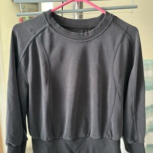 Lululemon softstreme Long Sleeve Top in black
